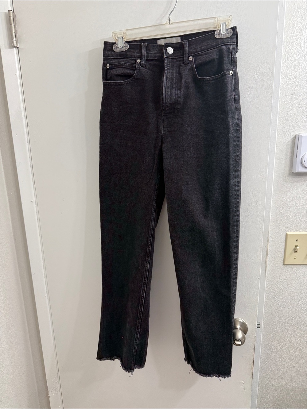 Everlane Black Straight-Leg Jeans